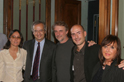 Maria Sole Tognazzi, Walter Veltroni, Ricky Tognazzi e Gianmarco Tognazzi