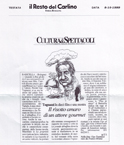 UGO AL SUGO alla fiera di Barricella - Il Resto del Carlino, 8 Ottobre 1999 