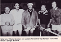 Giorgio Bracardi, Vittorio Gassman, Luciano Pavarotti, Ugo Tognazzi e Arnaldo Ninchi